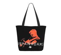 TQWIEOHDS Adams Canadian Rock Singer Bryan Sac Shopping Femme - Tote Bag Réutilisable - Sac Cabas Mode Écologique - Sac De Courses Musique Rock Classique - Fans Et Cadeau Concert
