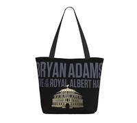 TQWIEOHDS Adams Canadian Rock Singer Bryan Sac Shopping Femme - Tote Bag Réutilisable - Sac Cabas Mode Écologique - Sac De Courses Musique Rock Classique - Fans Et Cadeau Concert