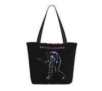 TQWIEOHDS Adams Canadian Rock Singer Bryan Sac Shopping Femme - Tote Bag Réutilisable - Sac Cabas Mode Écologique - Sac De Courses Musique Rock Classique - Fans Et Cadeau Concert