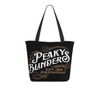 TQWIEOHDS Blinders-Movie Series Sac fourre-tout pour femme - Grand sac en toile réutilisable de style vintage - Sac de courses inspiré des séries télévisées pour les fans