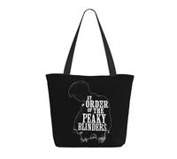 TQWIEOHDS Blinders-Movie Series Sac fourre-tout pour femme - Grand sac en toile réutilisable de style vintage - Sac de courses inspiré des séries télévisées pour les fans
