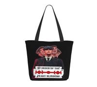 TQWIEOHDS Blinders-Movie Series Sac fourre-tout pour femme - Grand sac en toile réutilisable de style vintage - Sac de courses inspiré des séries télévisées pour les fans