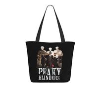 TQWIEOHDS Blinders-Movie Series Sac fourre-tout pour femme - Grand sac en toile réutilisable de style vintage - Sac de courses inspiré des séries télévisées pour les fans