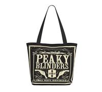TQWIEOHDS Blinders-Movie Series Sac fourre-tout pour femme - Grand sac en toile réutilisable de style vintage - Sac de courses inspiré des séries télévisées pour les fans
