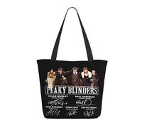 TQWIEOHDS Blinders-Movie Series Sac fourre-tout pour femme - Grand sac en toile réutilisable de style vintage - Sac de courses inspiré des séries télévisées pour les fans