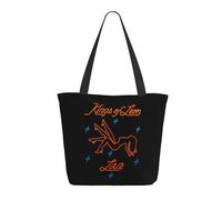 TQWIEOHDS Leon Rock Band Kings Sac Cabas Femme - Tote Bag Hip Hops Musique Fans Concert - Sac Décontracté Mode Shopping Été Streetwear Cadeau