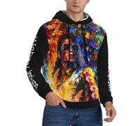 TQWIEOHDS Michael King Jackson Sweat à Capuche pour Homme - Sweat-Shirt emblématique King of Pop, vêtement de Fan Confortable et élégant pour Les Amateurs de Musique Medium