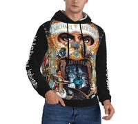 TQWIEOHDS Michael King Jackson Sweat à Capuche pour Homme - Sweat-Shirt emblématique King of Pop, vêtement de Fan Confortable et élégant pour Les Amateurs de Musique Large