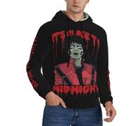 TQWIEOHDS Michael King Jackson Sweat à Capuche pour Homme - Sweat-Shirt emblématique King of Pop, vêtement de Fan Confortable et élégant pour Les Amateurs de Musique X-Large