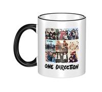 TQWIEOHDS One Love Music Direc*Tion Band Tasse en céramique 330 ml, inspirée de la tournée des années 2010, avec imprimé des membres, cadeau de collection pour les fans, compatible lave-vaisselle
