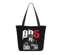 TQWIEOHDS Peaky Movie Series Blinders Sac fourre-tout pour femme - Grand sac en toile réutilisable de style vintage - Sac de courses inspiré des séries télévisées pour les fans