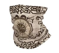 TQWSVUM Cache-Cou D’Hiver Guêtre pour Hommes Femmes - Nordic Viking Boussole Vegvisir Imprimé Écharpe Tube Cover Bandanas - Nouveauté Hiver Ski Course Cyclisme Bandeau Cagoule
