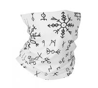 TQWSVUM Viking Imprimé Masque Facial Bandana pour Hommes Femmes - Nordiques Runes Boussole Graphiques Cou Cache-Cou Demi-Masque - Multi-Usage Cyclisme Pêche Cagoules Écharpe Couvre-Chef