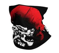 TQWSVUM Viking Wolf 3D Imprimé Bandana Tour Cou - Nordique Odin Fenrir Graphiques Stretch Face Cover - Vintage Multi Headwear Respirant Pêche Randonnée Course À Pied Cyclisme pour Hommes Femmes