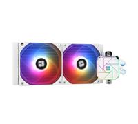 TR AQUA ELITE 240 Blanc V3 CPU, Vitesse de la tête de pompe AIO jusqu’à 3300RPM, Ventilateurs TL-C12W-S V22 PWM, Pour AMD/AM4/AM5, Intel LGA1150/1151/1200/2011/1700