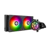 TR-AQUA ELITE 240 V6 ARGB Black AIO CPU Cooler, ARGB PWM Cooler Fans with 2000RPM, for Intel Lga1150/1151/1155/1156/1200/2011/1700/1851, AMD: AM4/AM5, Case 240mm AIO Radiator