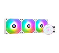 TR AQUA ELITE 360 Blanc ARGB refroidisseur d'eau pour CPU, avec 3 * 120mm ventilateurs PWM, vitesse 1550RPM,pour AMD/AM4/AM5&Intel LGA1150/1151/1200/2011/1700,Refroidisseur d'eau pour CPU(Blanc ARGB)