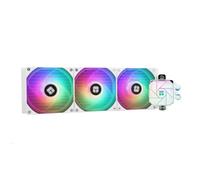 TR AQUA ELITE 360 White V3, 3 ventilateurs PWM ARGB avec roulements S-FDB, pompe contrôlée PWM efficace, pour AMD/AM4/AM5, Intel LGA1150/1151/1200/2011/1700, (AE360 White V3)