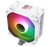 TR Assassin Spirit 120 Vision ARGB Blanc Refroidisseur avec écran LCD d’affichage IPS de 1,54 pouce de résolution 240 * 240, du processeur d’ordinateur pour LGA1700/1851 / 115X, AM4 / AM5
