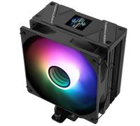 TR Assassin Spirit 120 Vision ARGB Noir CPU Dissipateur Thermique, Ventilateurs de Processeur, PC Display Screen Cooler de 1,54 pouces, 240 x 240 Puissance résolutive, pour LGA1851/1700, AM4/AM5