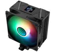 TR Assassin Spirit 120 Vision ARGB Refroidisseur de processeur noir avec écran LCD IPS de 1,54" résolution 240 x 240, refroidissement par air pour LGA1700/1851/115X, AM4/AM5, radiateur haute