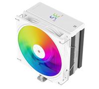 TR Assassin X 120R Digital ARGB Blanc Refroidisseur d’air vitesse de,4 caloducs, couvercle supérieur d’écran numérique,ventilateur PWM silencieux de 12 cm,pour AM4 / AM5, Intel LGA170/1851/115X/1200