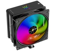 TR Assassin X 120R Digital ARGB Refroidisseur d'air pour processeur avec caloducs de 4 x 6 mm, coque supérieure à écran numérique, refroidisseur de ventilateur PWM, 151 mm de haut, pour AM5 et Intel