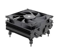 TR AXP90 X47 Noir Low Profile CPU Cooler, avec ventilateur PWM TL-9015 92mm, ventilateur ITX CPU Cooler, hauteur 47mm, pour AMD AM4 AM5/Intel 1150/1151/1155/1156/1200/1700(AXP90 X47 BLACK)