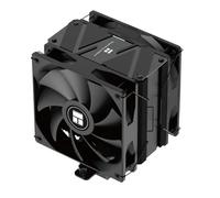 TR Burst Assassin 120 EVO DARK CPU Refroidisseur d’air Dessus noir brossé, 6 caloducs avec ventilateur silencieux PWM Refroidisseur de processeur, pour AM4 AM5 / Intel 1851/1700/1150/1151 / 1200,