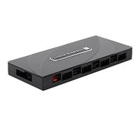 TR et ARGB HUB×8, Contrôleur de/PWM utilisé Alimentation SATA, Prise en charge du concentrateur 8 groupes de ventilateurs,Ventilateur PC PWM et contrôleur de ventilateur ARGB,Câble SATA non inclus