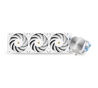 TR Frozen Edge 360 blanc avec ventilateur PWM de 120 mm, spécification 360 White Cold Row, dissipateur thermique de refroidisseur d’eau intégré pour AMD/AM4/AM5, Intel LGA1700 /1150/1151/1200/2011