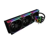 TR Frozen Infinity 360 NOIR CPU Aio Cooler,Ventilateurs TL-M12 * 3 PWM,Refroidisseur d’eau de processeur d’ordinateur,ARGB Infinity Mirror,360 CPU Liquid Cooling : LGA1851/1700/1150/1151/1200/2011,Ref