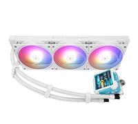 TR FW PRO 360 ARGB Blanc AIO Cooler,Écran LCD IPS avec résolution 320 * 320,pour AM5 et Intel 1700/1851,hautes performances 360 Specs Refroidi à leau avec affichage amovible de 2,73 pouces