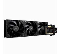 TR FW360 Noir-360mm AIO CPU Liquid Cooler, Écran LCD IPS avec résolution 320 * 240, pour AM4 / AM5 / Intel LGA1700,'2,4 pouces’Écran LCD absorbant l’aimant pour les images -Noir