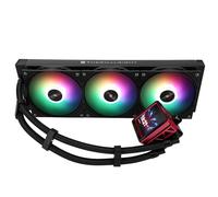 TR FW360 Ultra ARGB Noir CPU AIO Cooler, système de refroidisseur d’eau de spécification PC 360, écran LCD IPS avec résolution 480x480, pour AM4 / AM5 et Intel LGA1700 / 1851, pompe haute performance