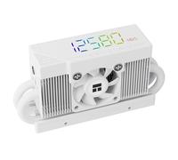 TR HR10 2280 Pro Digital White - Adapté pour les disques SSD M.2 de spécification 2280 - Ajustement parfait et d'excellentes performances de refroidissement, ventilateur à grande vitesse - 30 mm