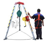 Tr Kit avec système rétractable et treuil pour entrée de veau et levage parfait pour les espaces restreints