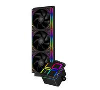 TR Magic Qube 360 ARGB Refroidisseur d'eau pour processeur, sans fil, ventilateur PWM et miroir Infinity ARGB, pour Intel lga115x/1200/1700/1851, AMD/AM4/AM5, écran d'affichage numérique, tête froide