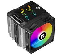 TR Peerless Assassin 120 Digital ARGB Refroidisseur d'air pour processeur avec caloducs de 6 x 6 mm, couvercle magnétique pour processeur AM4/AM5 et Intel lga1700/1851/1150/1151/1200 Noir