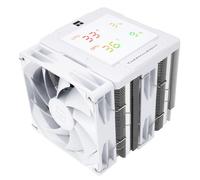 TR Peerless Assassin 120 Digital White, double ventilateur PWM de 120 mm avec vitesse de 1850 tr/min, prise en charge Intel lga1700 / 1851 / 115X / 1200, AMD : AM4 / AM5，