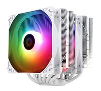 TR Peerless Assassin 120 SE ARGB Blanc Refroidisseur d'air CPU, 6 caloducs Cpu refroidisseur,Double ventilateur 120mm C12CW-S PWM,technologie AGHP, Pour AMD AM4 AM5/Intel 1700/1150/1151/1200