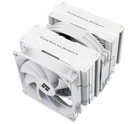 TR Peerless Assassin 140 blanc,6 caloducs,deux ventilateurs PWM et deux tours, refroidissement du processeur de 158 mm de haut avec capot supérieur,pour AM4 / AM5 et Intel LGA1851/1700/115X/1200