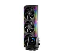 TR Peerless Vision 360 ARGB Black CPU-Wasserkühler,3 PWM-Lüfter-Wireless-Spleißen, IPS-LCD-Bildschirm mit 480x480 Auflösung-3,95-Zoll, für Intel LGA1851/1700,AM4/AM5, CPU-Flüssigkeitskühler