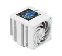 TR Phantom Spirit 120 Vision Snow Refroidisseur d'air pour processeur, dissipateur thermique de bureau avec double ventilateur PWM, refroidisseur d'écran PC de 3,95", magnétique, résolution 480 x 480