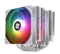 TR - Refroidisseur de processeur ARGB Peerless Assassin 120 SE blanc, 6 tuyaux de chaleur technologie AGHP, double tours et double ventilateurs PWM, 155 mm de haut, refroidissement du processeur