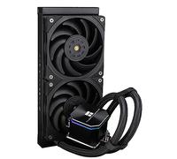 TR Refroidisseur d'eau pour CPU Frozen Edge 240 noir avec ventilateurs PWM, vitesse de pompe 3300RPM, roulements S-FDB, pour AMD AM4/AM5,Intel LGA1150/1155/1200/1700/2011(FE240 Black)