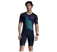 Tr Suit à manches courtes Aero Hex bleu