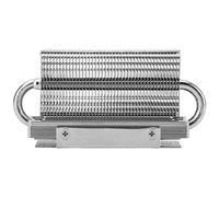 TR-Thermalright Refroidisseur SSD HR10 2280 M.2 - Ailettes en aluminium + double tuyau thermique en cuivre pur - Dissipateur thermique SSD PCIe 5.0 à profil bas sans interférence