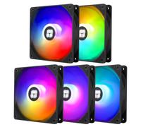 TR-Thermalright TL-C12C-S X5 Lot de 5 ventilateurs de processeur PWM ARGB 120 mm, refroidissement silencieux 1550 tr/min, peut être couplé avec un refroidisseur de châssis/processeur
