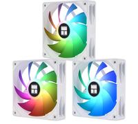 TR TL-C12CW-X28-S X3, ventilateur de refroidissement blanc, ventilateur de PC avec vitesse de 1550 tr/min, ventilateur de refroidissement de boîtier d’ordinateur de 120 mm,